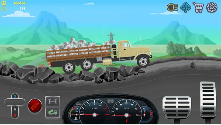 Download Trucker Real Wheels Simulator v4.5.0 MOD APK [Unlimited Money]