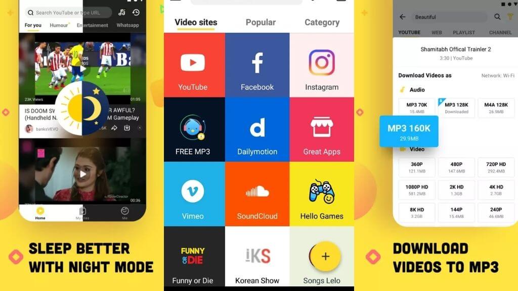 Features of Snaptube Pro Mod Apk (1)