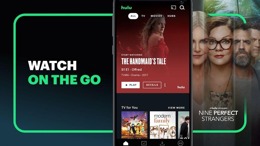 Hulu watch on the go
