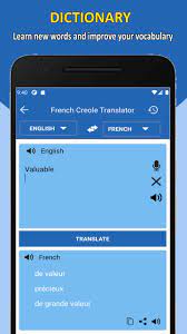 Traduction Creole Anglais APK for old version