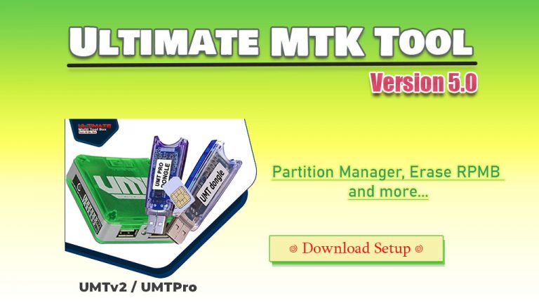 UMT UltimateMTK Tool v5.0 Latest Setup – One Click (FRP Screen Lock)
